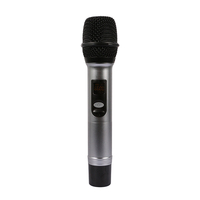 UHF-K1000 Professionnel Microphone Double UHF Micro Sans Fil Microphone Microphone Karaoké Portable Avec Carte Son Interface