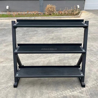 Support de rangement multifonctionnel pour haltères à 3 niveaux – Nouveau produit pour le stockage des kettlebells