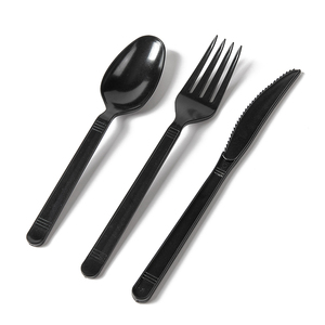 colored disposable plastic cutlery/Plastic cutlery set