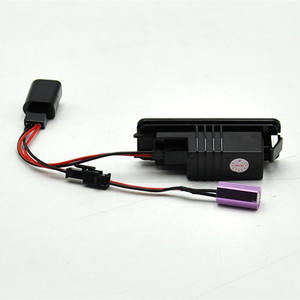 Ailead Standard 2PCS No Error Accessoires de voiture Lampe de plaque d'immatriculation LED pour VW Amarok EOS GOLF V GOLF IV LUPO New Beetle Passat - Product Image 5