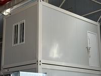 Conteneur pliable extensible, maison préfabriquée modulaire, cabine de stockage verrouillable pour le stockage de matériel et de produits de construction