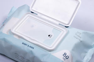 一次性可水洗可生物降解竹天然棉有机婴儿湿巾 - Product Image 2