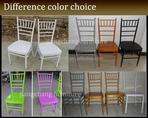 Chaise commerciale de mariage en métal Hote Chiavari utilisée - Product Image 3