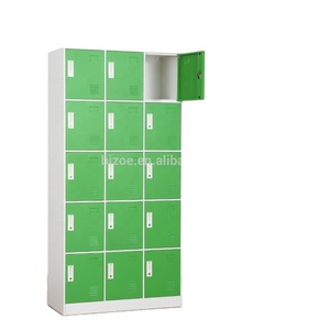 Kim Loại Nhỏ Cube 15 Cửa Quần Áo Lưu Trữ Tủ Quần Áo Locker Thép 5 Tầng <span class=keywords><strong>Godrej</strong></span> Sắt Giày Locker - Product Image 1