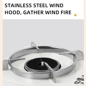 Estufa de butano portátil para acampar al aire libre, cocina de gas para pícnic y hogar - Product Image 6
