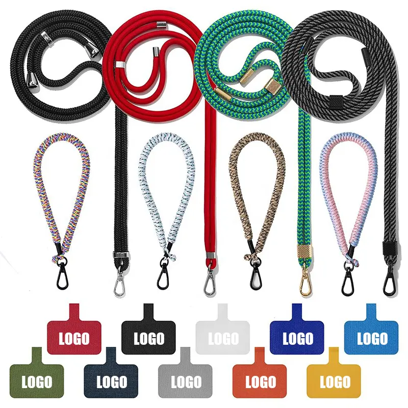 Benutzer definiertes Logo Handy hülle Zubehör Smartphone Universal Patch Strap Tab Lasso Tether Handy Lanyard Werbe geschenk