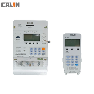 Medidor de teclado monofásico inteligente de fonte dupla pré-pago, certificado com DLMS, STS e NEMSA. - Product Image 1