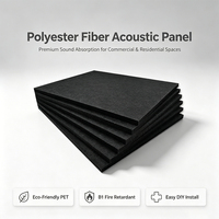 Paneles Acústicos de Poliéster de Diseño Moderno, Alta Calidad, Absorbentes de Sonido, Bajo Precio, OEM, para Hoteles y Apartamentos, Modelo 3D, Reducción de Ruido