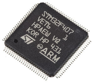 Microcontrôleur STM32F407VET6 MCU 32 bits <span class=keywords><strong>ARM</strong></span> <span class=keywords><strong>Cortex</strong></span> M4 RISC 512 Ko Flash 2,5 V/3,3 V 100 broches LQFP en plateau, neuf et original, liste B-O-M - Product Image 1