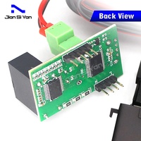 JSY-MK-163 100A Meteran Energi Digital Mini Satu Fasa Bidireksional Pengukur Tegangan Arus Alternatif Ampermetr Komunikasi TTL