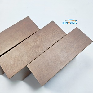 Hạt Gỗ Hình Chữ Nhật Vuông Vòng Hợp Kim Nhôm Ống Ống Nhôm Trần Hồ Sơ Cho Trang Trí - Product Image 3