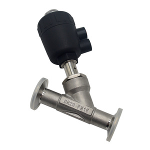 วาล์วปรับมุม 316L สแตนเลสสตีล ไตรแคลมป์ 1 นิ้ว ซีล PTFE สำหรับของเหลว - Product Image 2