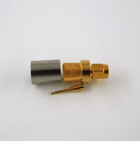 Conector Coaxial RF SMA Macho de 50 ohmios para Cable LMR400