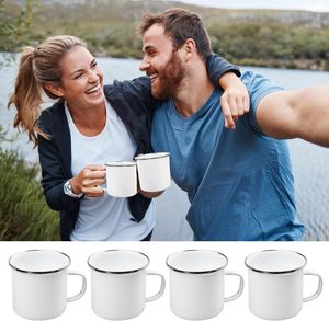แก้วกาแฟแบบกำหนดเอง 400 มล. สลักลายด้วยเลเซอร์ แบบคลาสสิก ผนังเดี่ยว สแตนเลสเคลือบสีฝุ่น ปราศจากสาร BPA เหมาะสำหรับการเดินทาง เดินป่า ตั้งแคมป์ และดื่มกาแฟรอบกองไฟ - Product Image 5