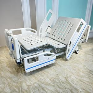 Cama UCI de dos funciones Manual más vendida, garantía de 5 años, cama médica para el cuidado del hogar, cama de Enfermería de Metal para pacientes de <span class=keywords><strong>Hospital</strong></span> - Product Image 6