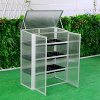 Mini serre extérieure en aluminium pour la culture hydroponique de légumes