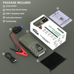 Démarreur de batterie portable multifonction 21800mAh avec courant de crête de 2800A, lumière LED et fonctions de sécurité pour voiture, camion, moto - Product Image 5