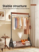 Vintage-Stil Retro Nostalgischer Antiker Metall-Standgarderobenständer mit Luxuriösem Einfachem Design für Schlafzimmer
