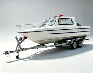 <span class=keywords><strong>Remorque</strong></span> bateau à double essieu galvanisée <span class=keywords><strong>de</strong></span> 6,46 m - Product Image 2