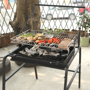 <span class=keywords><strong>Barbecue</strong></span> portable d'extérieur au charbon de bois, <span class=keywords><strong>barbecue</strong></span> à bascule - Product Image 1