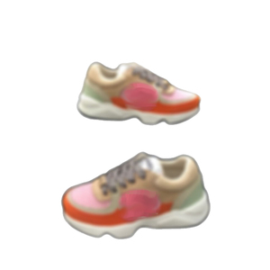 <span class=keywords><strong>Scarpe</strong></span> Casual di Design per Bambini, Serie Lusso Color Block, Comode e Alla Moda per Ragazze, Tomaia in Tela e Pelle, Allacciatura con Lacci - Product Image 5