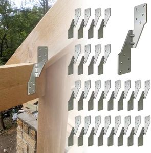 Correas para Huracanes H2.5A, Amarre Derecho, Amarre para Huracanes Galvanizado de Alta Resistencia, Paquete de 25 Correas para Huracanes, Amarres para Vigas Ampliamente Aplicables - Product Image 2