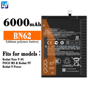 Batería de Repuesto Original de Alta Capacidad BN62 para Xiao <span class=keywords><strong>MI</strong></span> POCO M3 NOTE9 4G Redmi NOTE9 - Product Image 2