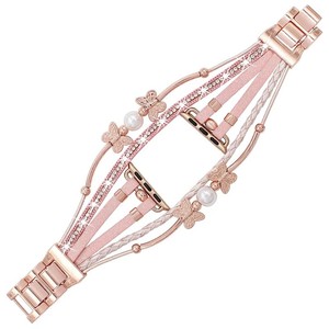 <span class=keywords><strong>Bracelet</strong></span> en <span class=keywords><strong>tissu</strong></span> pour i <span class=keywords><strong>watch</strong></span> 5 6 7 8 pour <span class=keywords><strong>Apple</strong></span> <span class=keywords><strong>Watch</strong></span> SE sans fermoir <span class=keywords><strong>bracelet</strong></span> de montre intelligente de mode de luxe - Product Image 4