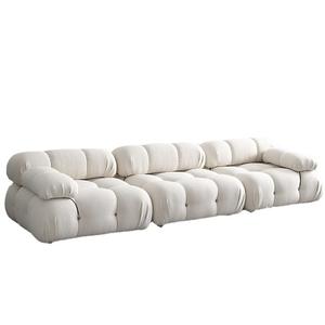 <span class=keywords><strong>Sofa</strong></span> Seksional Desainer Minimalis Mario Gaya Creamy Set Ruang Tamu Modular Dapat Dikombinasikan Bebas Kain Chameleon Isi Spons - Product Image 5