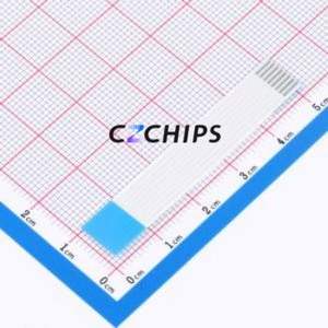 JS10B-08P-050-4-8 FFC Cable (Flexible Flat Cable) P=1mm Connector 8P 1mm 0.3mm Reverse - Product Image 2