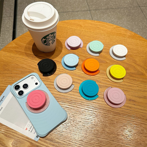 ที่ยึดโทรศัพท์มือถือแม่เหล็กแรงสูงรูปทรงตัว C พร้อมที่จับแบบ PopSockets ซิลิโคนพับได้ พกพาสะดวก - Product Image 3