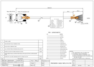 Cable de alimentación de E/S para tarjetas de interfaz Basler y capturadores de Marcos compatibles con Molex 834229018, Basler 2200000467 - Product Image 6