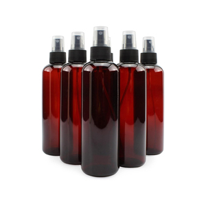 Vente en gros de flacons pulvérisateurs en plastique PET noir de 30 ml et 100 ml, flacons vides pour parfum, lotion, cosmétiques, imprimés à l'écran - Product Image 1