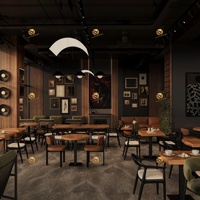 Ensemble de meubles de qualité pour café, table et chaises en bois, ensemble de chaises de salle à manger modernes et table basse, vente d'usine