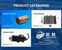 Commandes personnalisées uniquement, non disponibles pour l'achat direct. Silencieux noir avec revêtement haute température et catalyseur intégré.