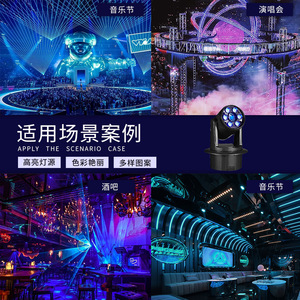 Luz empotrada Jiechuang de 100W con patrón de prisma para KTV, bares, lugares de música e iluminación de escenarios - Product Image 1