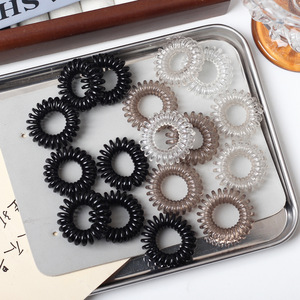 Fasce per capelli comode all'ingrosso per le donne e i bambini ad alta elasticità della bobina dei capelli delle fascette del telefono del cavo dei capelli delle fasce - Product Image 4