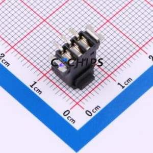 1771101 Spring Terminal Block SMD,P=2.5mm Connector ( Pitch: 2.5mm )( Color: Black )( Mounting Type: Vertical Mount ) - Product Image 2