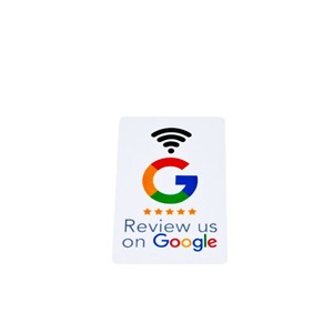 Carte NFC Google Review 85,5x54mm en PVC pour hôtels et restaurants - Product Image 2