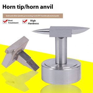 Outils et équipements de bijouterie TEBAK, petit mini <span class=keywords><strong>enclume</strong></span> en acier forgé, <span class=keywords><strong>enclume</strong></span> à double tête, <span class=keywords><strong>enclume</strong></span> à corne pour la fabrication de bijoux - Product Image 5