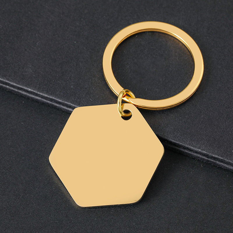 33.7mm*30mm+ key ring gold color