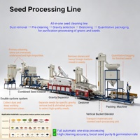 Ligne de production multifonctionnelle de nettoyage des céréales pour tournesol, arachides, sésame, grains de café et noix