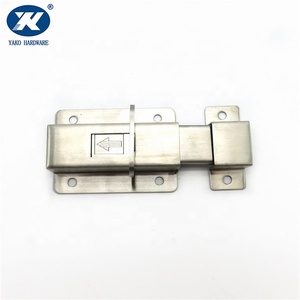 Inodoro público Acero inoxidable Vacant Engaged Lock Set Indicador de inodoro Perno de puerta - Product Image 2