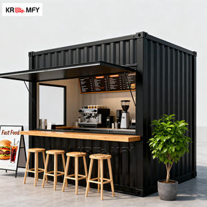 Kiosque de bureau modulaire de luxe standard australien, conteneur, café, construction en fibre de verre et aluminium pour la vente de collations - Product Image 3