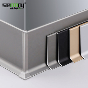 SENMRY Drop shipping campione gratuito plinto in alluminio produttore battiscopa profili battiscopa battiscopa da <span class=keywords><strong>cucina</strong></span> battiscopa in magazzino - Product Image 1