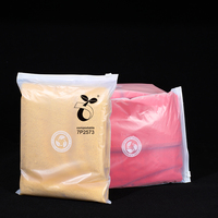 Sacs à fermeture éclair biodégradables et compostables pour l'emballage de vêtements, personnalisation acceptée, impression de logo personnalisée, sacs à fermeture éclair givrés