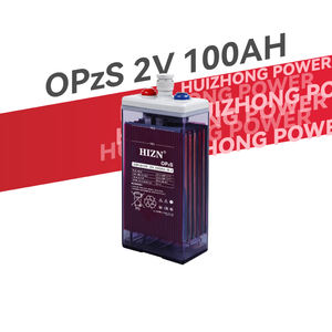 鉛蓄電池 ソーラーバッテリー 2ボルト 2V <span class=keywords><strong>100Ah</strong></span> <span class=keywords><strong>OPzS</strong></span> フラッド型 チューブラーゲルバッテリー - Product Image 2