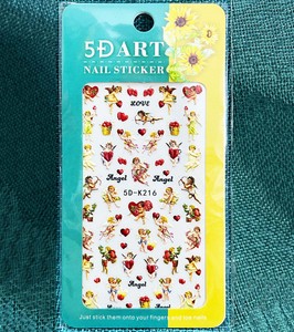 5D Nail Art <b>Sticker</b> Skull Pumpkin <b>Flower</b> Mixed Nail Art High Quality <b>Stickers</b> Decoration Embossing - Product Image 1