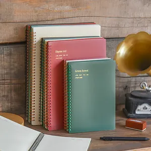 GuangAo A5 Bìa Mềm Tùy Chỉnh Da Bookbinding Vải Canvas Denim Đặc Biệt Giấy PP Tùy Chỉnh <span class=keywords><strong>Sprial</strong></span> <span class=keywords><strong>Pu</strong></span> Máy Tính Xách Tay - Product Image 1