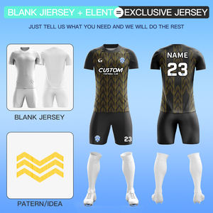 Оптовая продажа сублимационной футбольной формы с индивидуальным логотипом из ТПУ, комплект футбольной экипировки для команды, клуба, тренировок, спортивная одежда Z259052 - Product Image 2